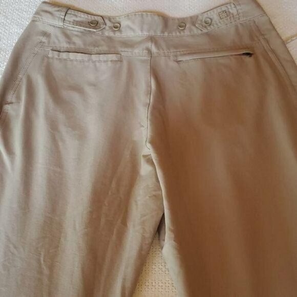 Royal Robbins Vintage‎ High Waisted Beige Flared Sz. 6 Pants with Pockets - Picture 5 of 9